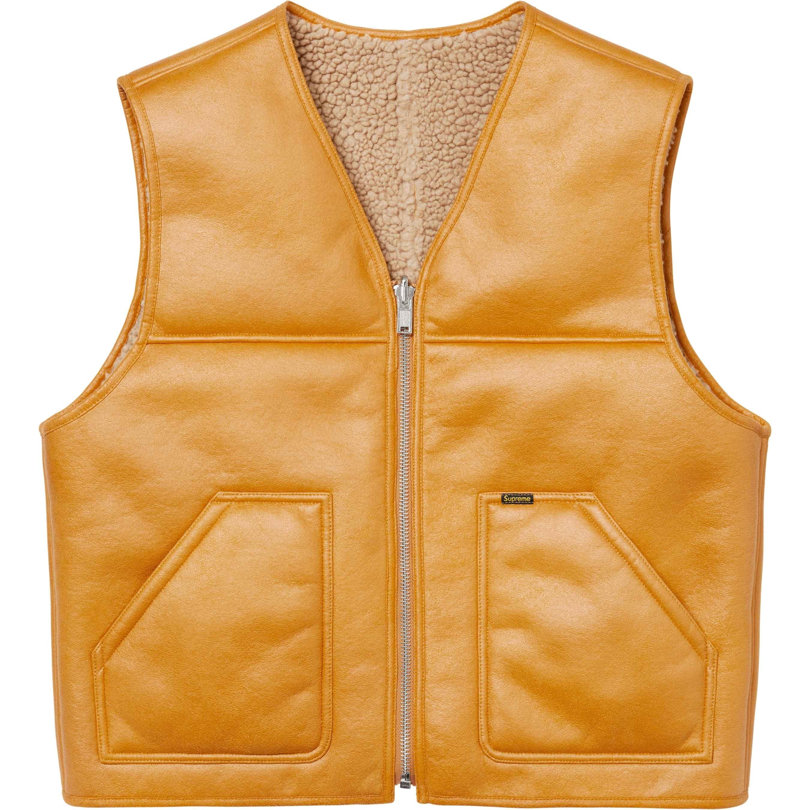 Reversible Faux Shearling Vest view 23